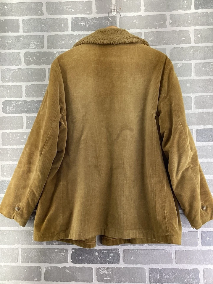 Vintage Westerfield brown corduroy sherpa lined Coat size 40 (Large) - Image 3 of 4