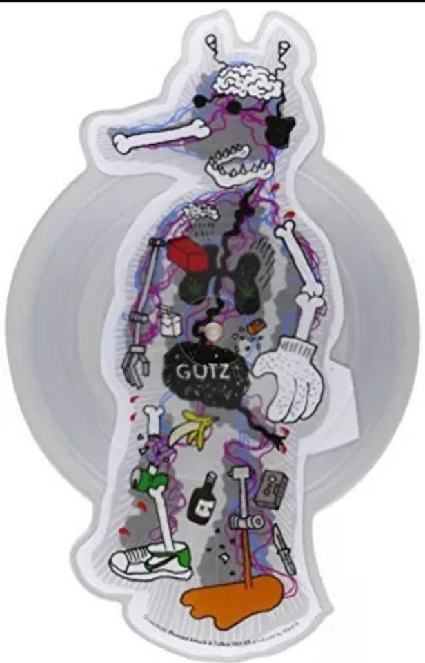 Quasimoto - Talkin Shit / Planned Attack Die Cut Picture Disc 7” - Imagem 2 de 2