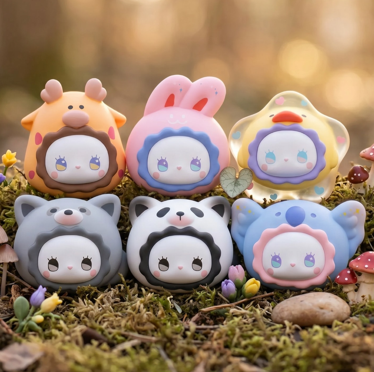 Lucky Emma Figure Vol.2 Zoo Animal Mini Bean Blind Box Capsule