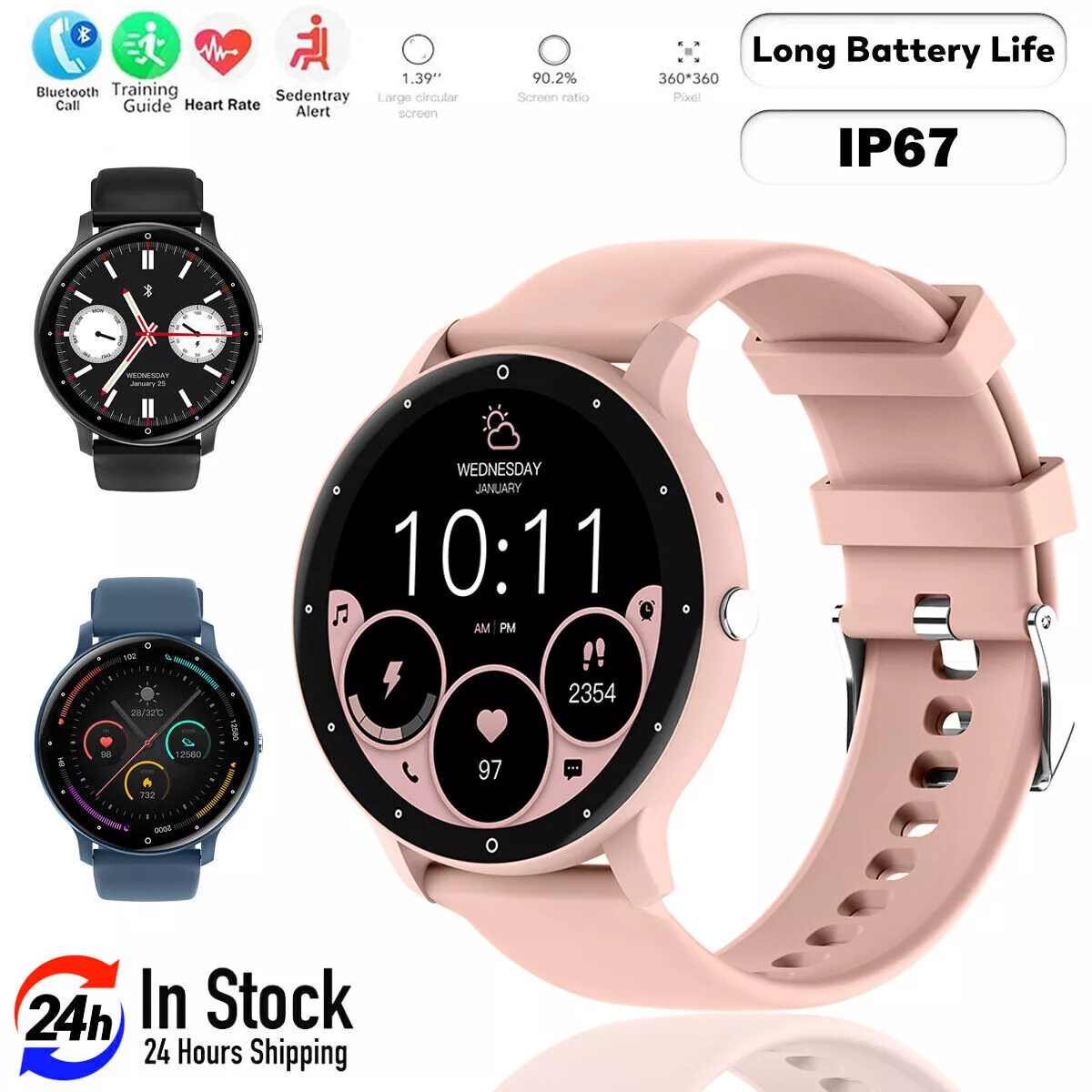 Gard Pro Ultra Smart Watch Beige Fitness Watch Waterproof +Dust-Proof - DR  Trouble