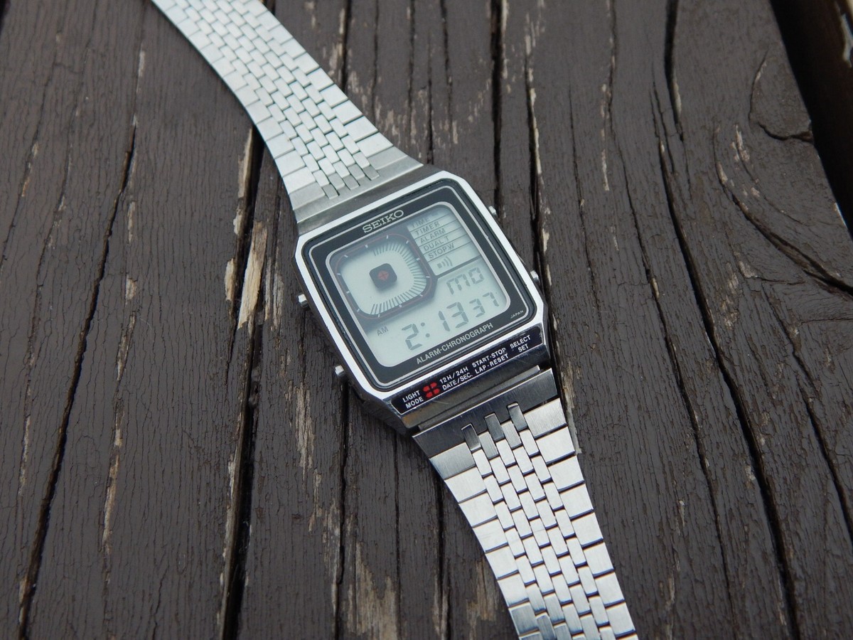 Rare Vintage 1980 Seiko G757-4000 James Bond Octopussy Men's