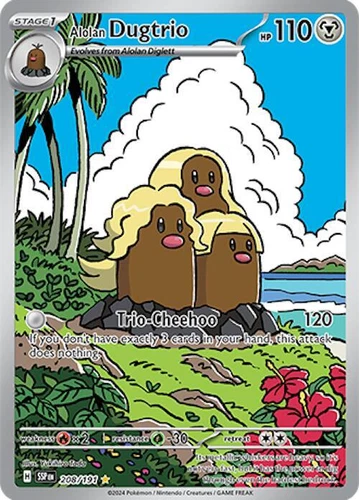 Alolan Dugtrio 208/191 Sv08: Surging Sparks