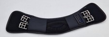 Sattelgurt MIT LASTIK Mondgurt Schwarz  55 60 65 75 80 85 90  Tysons + Gel 
