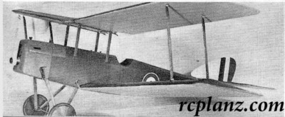 R/C AIRPLANE PLANS & PATTERNS: Warrior 42'' Wingspan - RC Sport Biplane