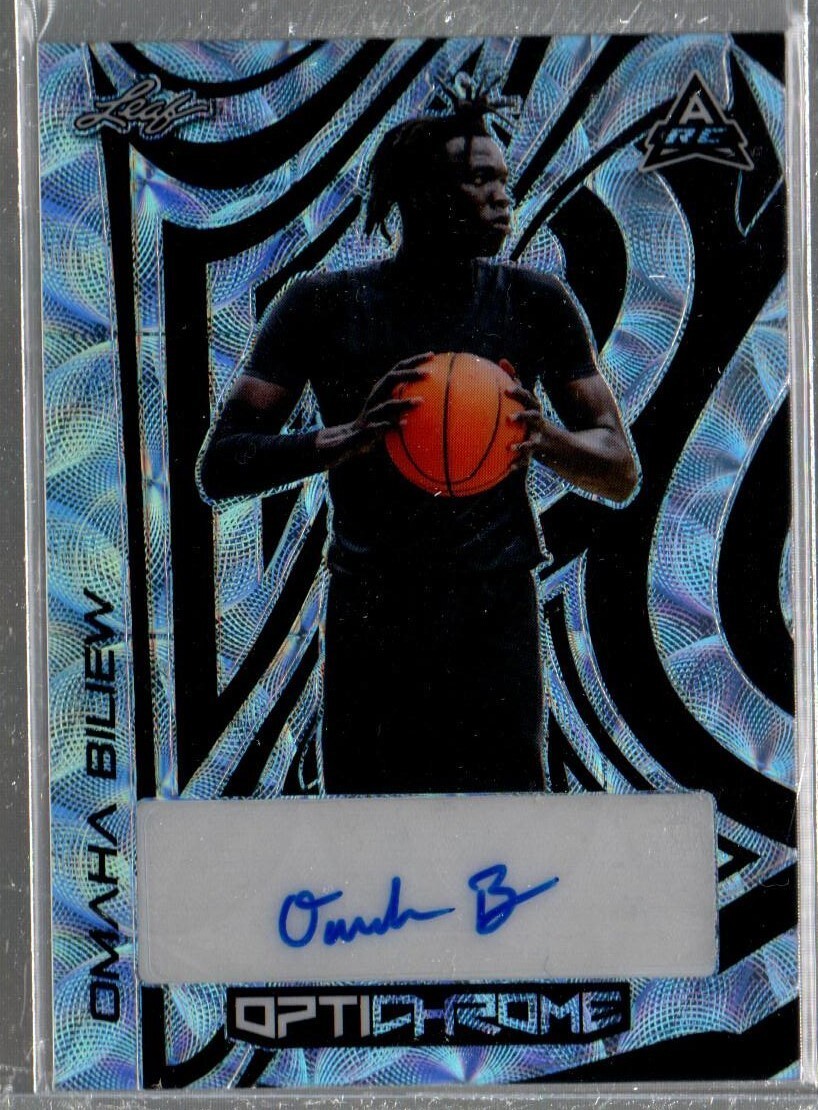 Omaha Biliew 2023 Leaf Optichrome Kaleidescope Black Auto /4