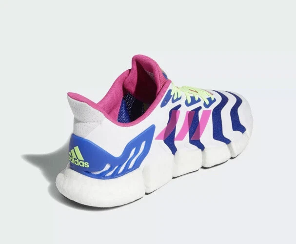 Adidas CLIMACOOL VENTO Men's Sz 5.5 Cloud White Shock Pink Signal Green  FX4731 - Image 4 of 4