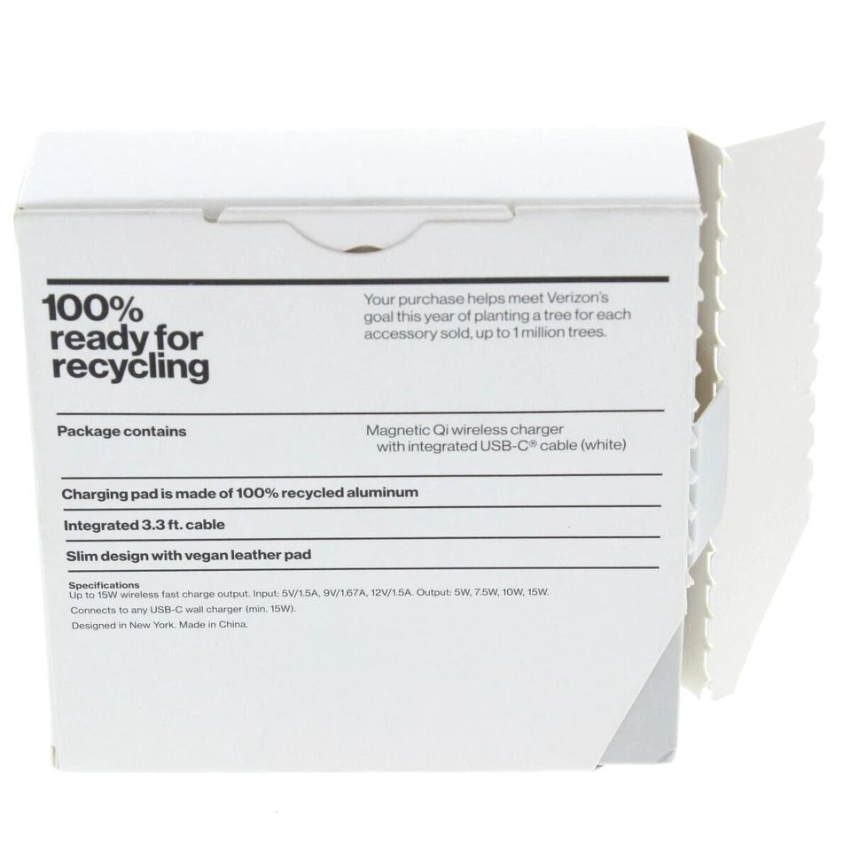Almohadilla de carga Verizon carga magnética para teléfonos iPhone y Galaxy Foto 2 de 3