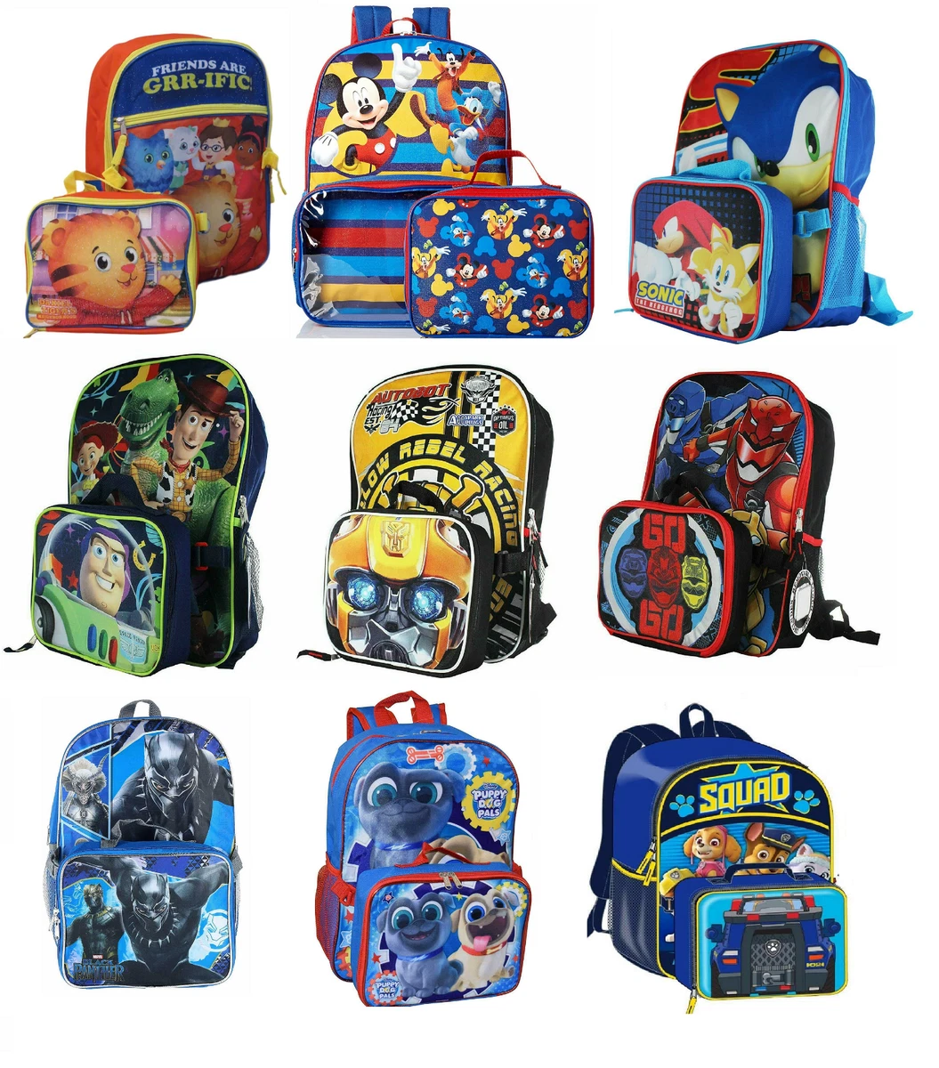 Despicable Me Minions School Travel Backpack And Lunch Box For Kids 2-Piece  Set Multicoloured