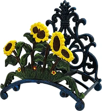 Wall Mounted Garden Hose Holder - Heavy Duty Cast Iron Water Hose Holder for Ind