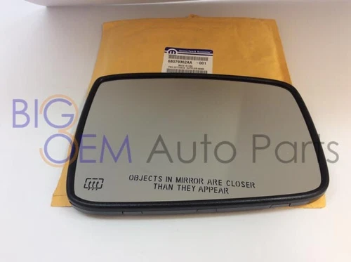 2010-2020 Ram DS 1500 2500 Power Heated Passenger Side Mirror Glass Replacement