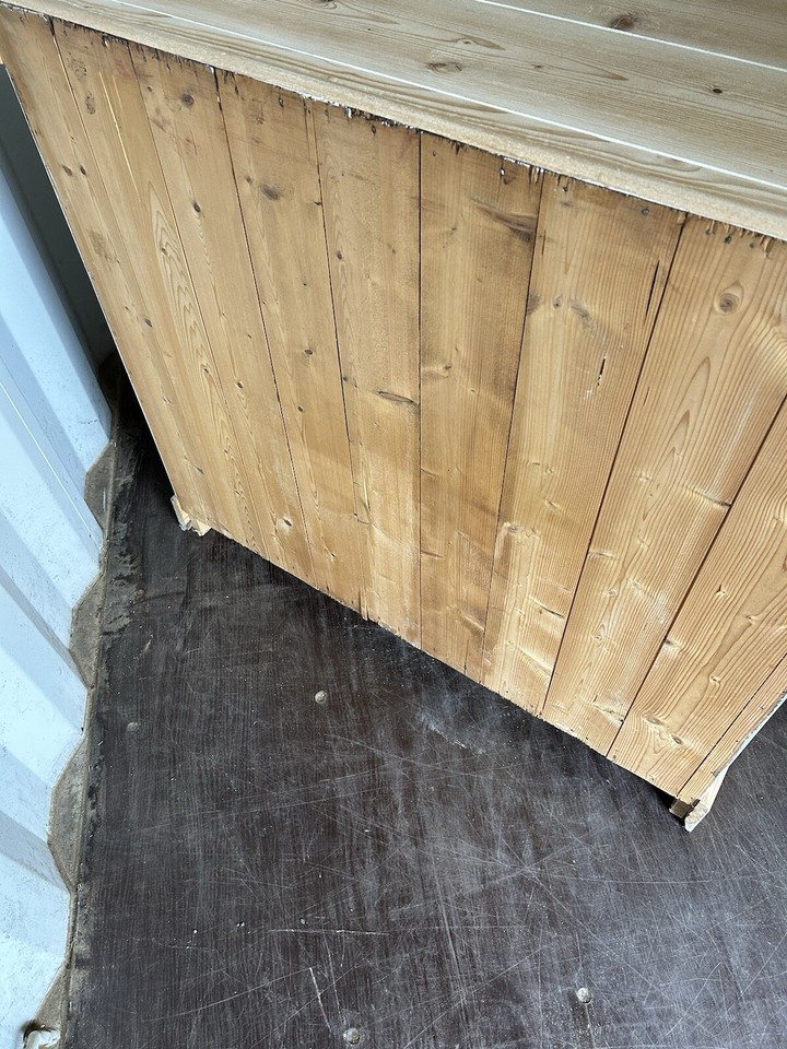 Vintage Pine Storage Cupboard eBay