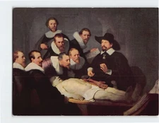 Postcard The Anatomy Lesson of Dr. Nicolaes Tulp Painting by Rembrandt