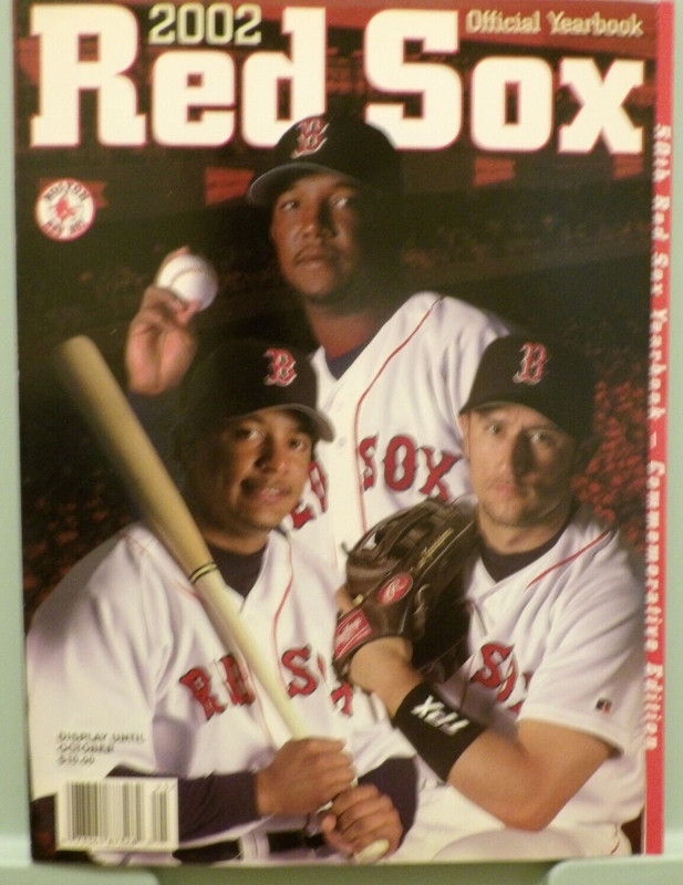 2002 Boston Red Sox Official Year Book.  50th Anniversary Commemorative Edition