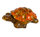1960s 1970's Ceramic Art Pottery Turtle Lidded Dish Trinket Box Mid Century Mod — photo 1