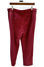 Nina Leonard Narrow-Leg Pant Wine