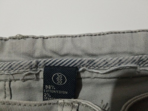 BUFFALO DAVID BITTON GRAY CUTOFF JEAN SLIM STRETCH SHORTS SZ 30 (32"WAIST MEASU - Picture 8 of 12