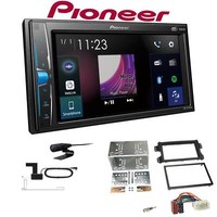 Pioneer Multimedia Autoradio Bluetooth Dab+ FüR Suzuki Splash 2008-2014 Schwarz