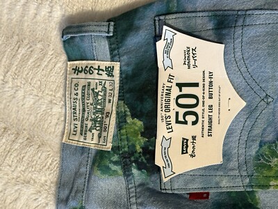 Levi's x Princess Mononoke 501 93' Studio Ghibli Jeans 32 x 32 | eBay