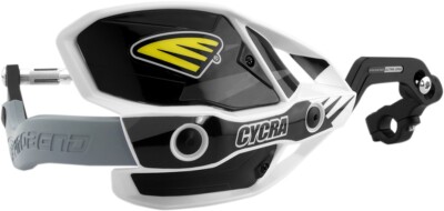 Cycra White/Black Probend CRM Wrap Around 7/8'' Handguards 1CYC-7407-12X