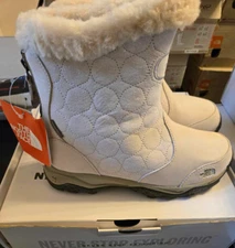 The North Face Bella Alta Women's Winter Boots, Midnight Ivory, AYX825E