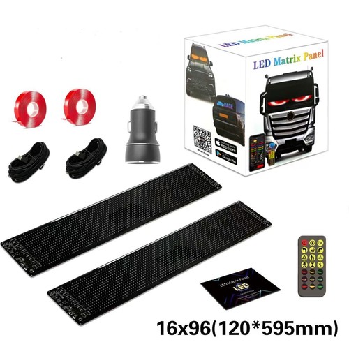 advertising screenSpecific Devil's LED-Screen Car Eye Light Truck Dynamic Light - Picture 30 of 32