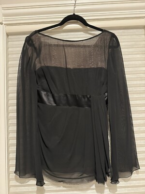 black chiffon cami