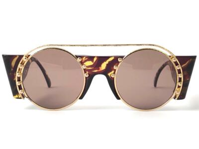 VINTAGE PALOMA PICASSO ROUND TORTOISE 3729 LADY GAGA 1980'S