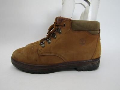 Timberland Womens Size M Brown Leather Laces Ankle Casual