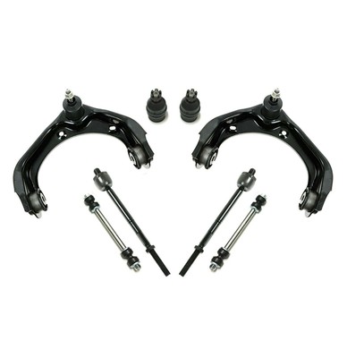 8CS1201663 Front Upper Control Arm Lower Ball Joint Tierod 8pc Kit