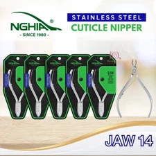 Nghia Stainless Steel Cuticle Nipper Kem Nghia D04 Jaw 14 SET 5 FREE SHIP