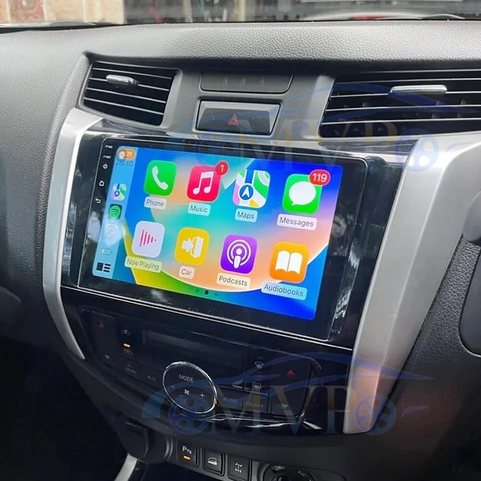 Apple Carplay Android auto Head Unit For Nissan Navara 15-22 NP300 D23 GPS WIFI - image 4 of 4