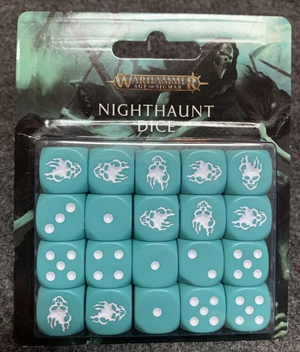 Nighthaunt Dice 20x D6 16mm Die Games Workshop Age of Sigmar