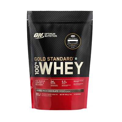 Optimum Nutrition Gold Standard Whey Protein Isolate 454 g Double Rich Chocolate