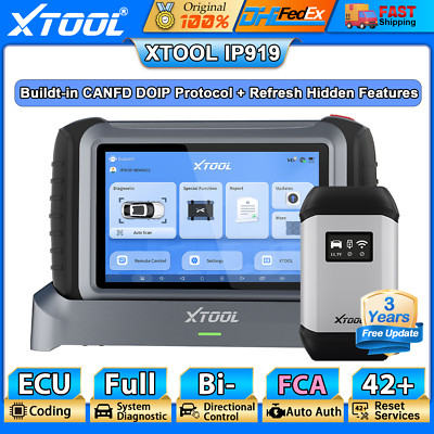 XTOOL INPLUS IP919 Car OBD2 Bidirectional Scanner All System Diagnostic FCA Tool