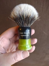 Vintage Restored Ever Ready Shave Brush Synthetic/Badger 50/50 Knot 26mm 