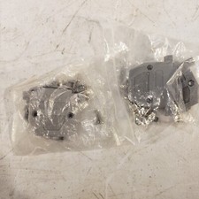  Pack Of 2 25 Pin Plastic Hoods For 25 Pin D-Sub Connectors