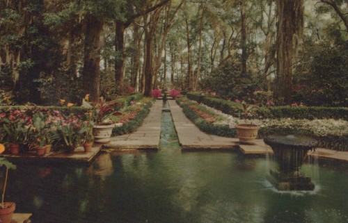 Postal móvil Alabama Bellgrath Gardens fuente patio Isle-Aux-Oies - Imagen 1 de 2