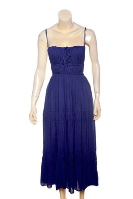 princess polly baby blue dress LSPACE Soller Halter Tiered Maxi Dress main image 1
