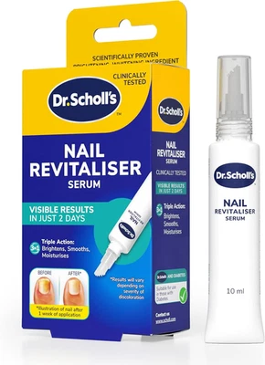 SCHOLL'S WELLNESS COMPANY Dr. Scholl'S Nail Revitaliser Serum 10Ml - Visible Results in Just 2 Days, Tripl