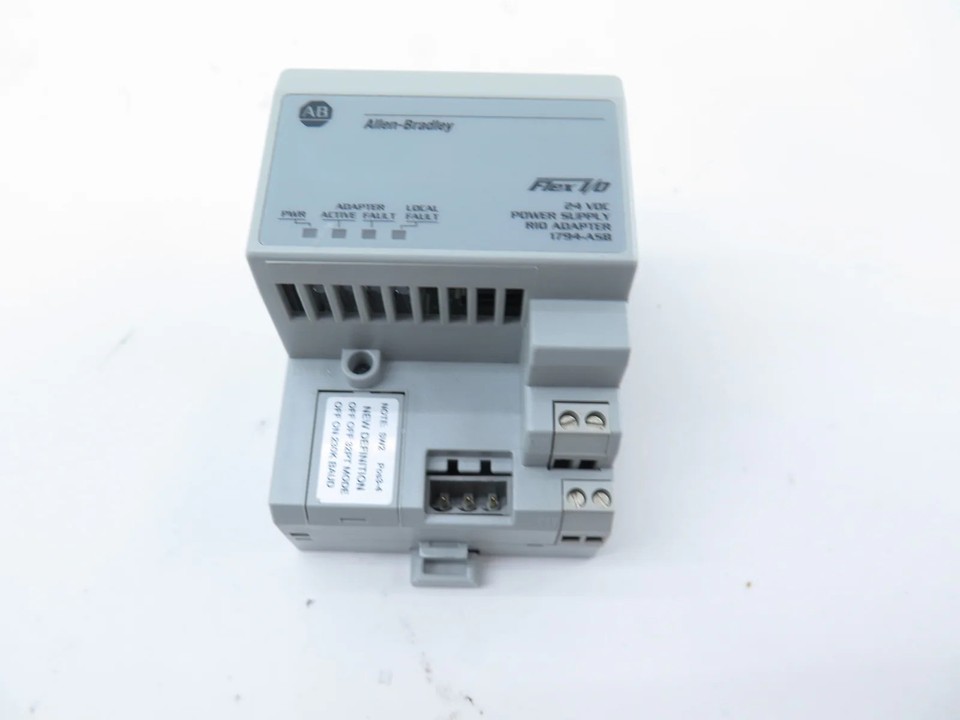 Allen-Bradley 1794-ASB SER.E Flex Remote I/O Adaptor NO 3 PIN Connector ...