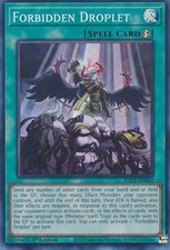Yu-Gi-Oh Card - RA01-EN064 - FORBIDDEN DROPLET (super rare holo) - NM/Mint