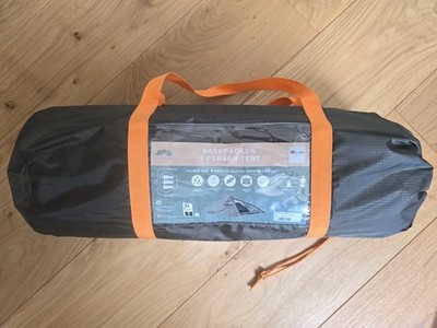 Mountain Warehouse EMS Backpacker 3 Personen Zelt grün leicht wasserdicht