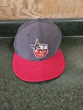 Fort Wayne Tin Caps New Era 59FIFTY Gray and Red Fitted 7 1/8 Hat MiLB