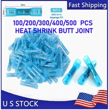 400/100x Waterproof Heat Shrink Butt Wire Splice Crimp Connectors Terminals Kit