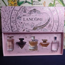 Limited-Edition Holiday Lancome Mini Perfume Sampler Gift Set Fragrance Travel