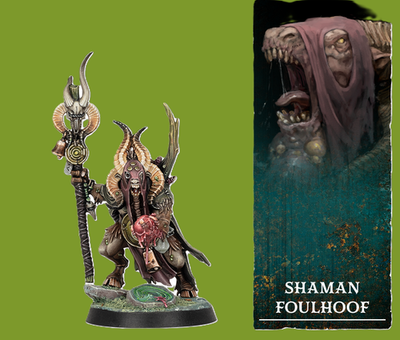 Warhammer AoS Quest Maggotkin of Nurgle Shaman Foulhoof NEW NO BOX