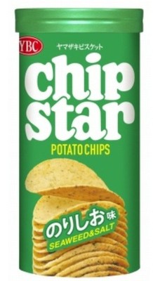 Yamazaki Biscuits Chip Star S Seaweed and Salt Flavor 45g Japanese Snack Chips