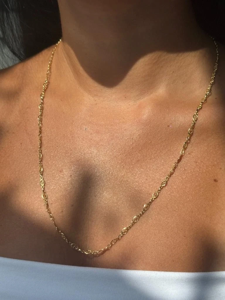 vintage 18k gold chain products for sale | eBay