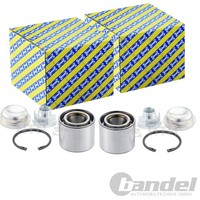2X SNR RADLAGER-SATZ Hinten Passend FÜR Opel Agila Links+Rechts