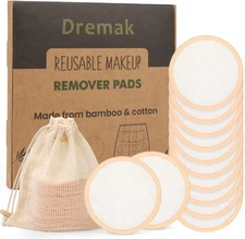 Reusable Makeup Remover Pads - (12 Pack) 12 Count (Pack of 1), Champagne 